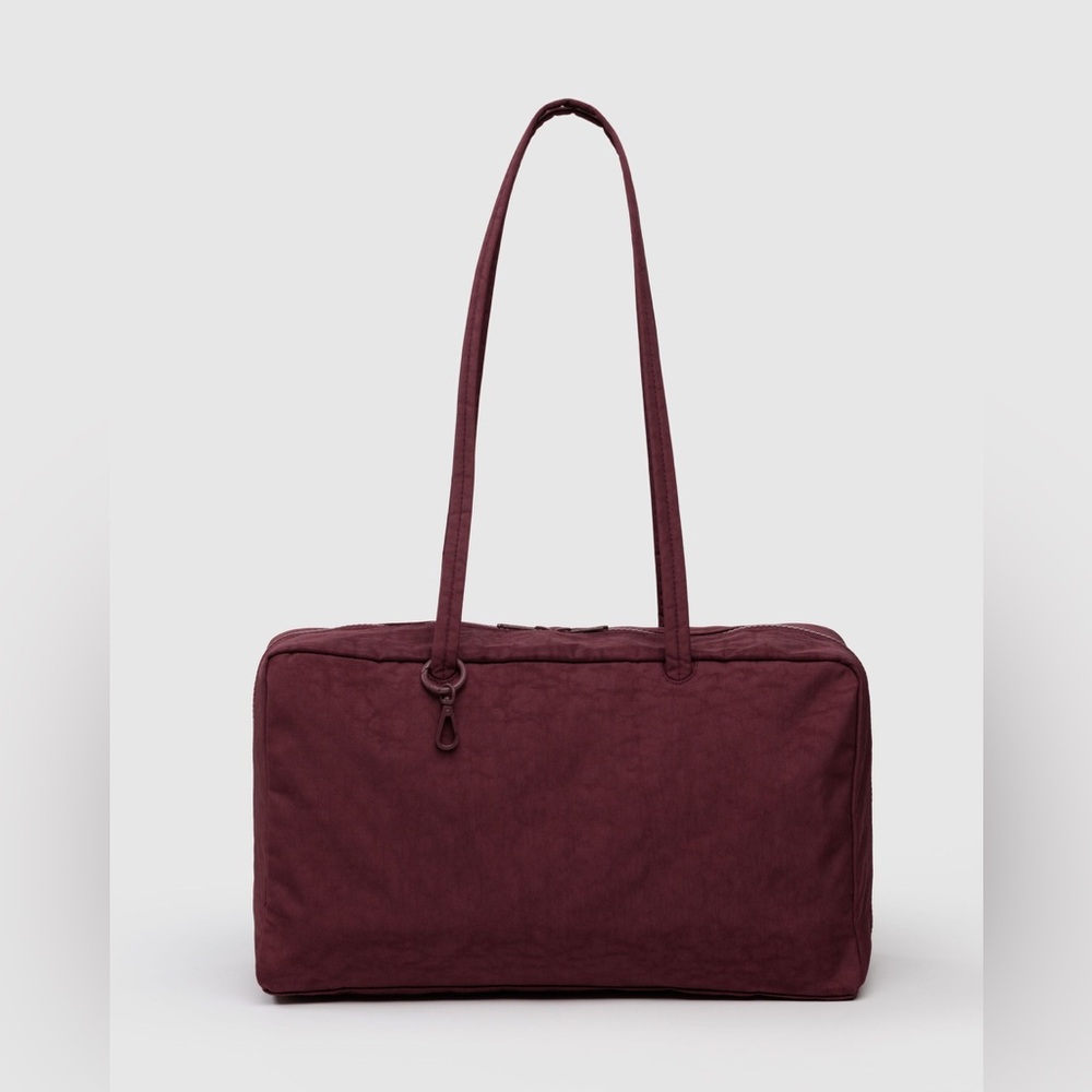 BAGGU Mahagony Medium Bowler Bag